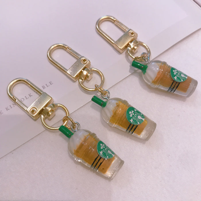 Wholesale Resin Coffee Cup Keychain (F) JDC-KC-YiHan016