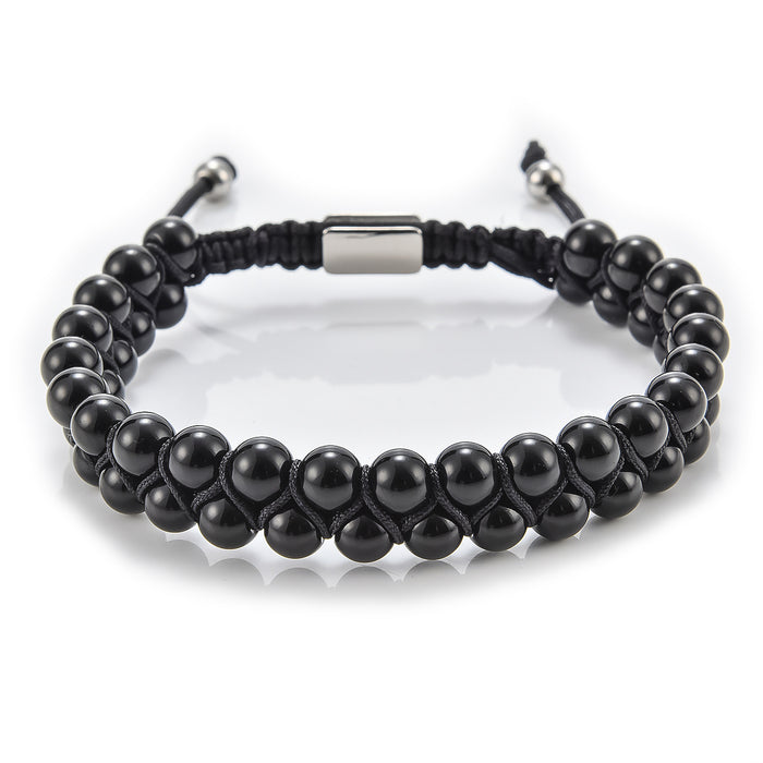 Wholesale Men's Bracelets Natural Stone Beads Volcanic Stone Beads JDC-BT-YiS008