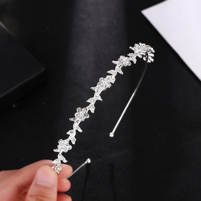 Jewelry WholesaleWholesale lovely plum blossom bride diamond Headband JDC-HD-CM006 Headband 岑迷 %variant_option1% %variant_option2% %variant_option3%  Factory Price JoyasDeChina Joyas De China