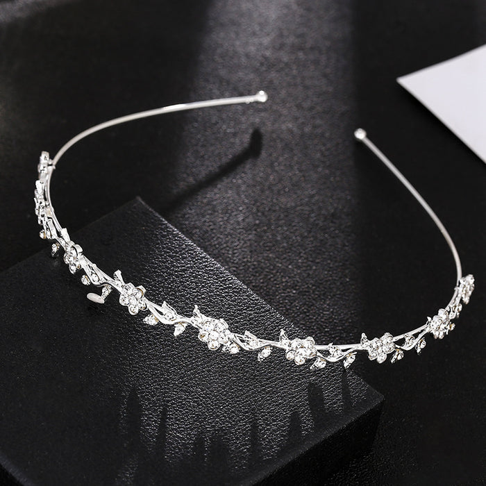 Jewelry WholesaleWholesale lovely plum blossom bride diamond Headband JDC-HD-CM006 Headband 岑迷 %variant_option1% %variant_option2% %variant_option3%  Factory Price JoyasDeChina Joyas De China