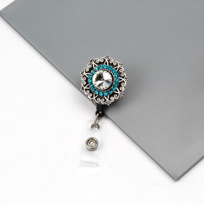 Wholesale Keychains For Backpacks Easy Pull Button Chest Card Door Card Clip Buckle JDC-KC-WHao002
