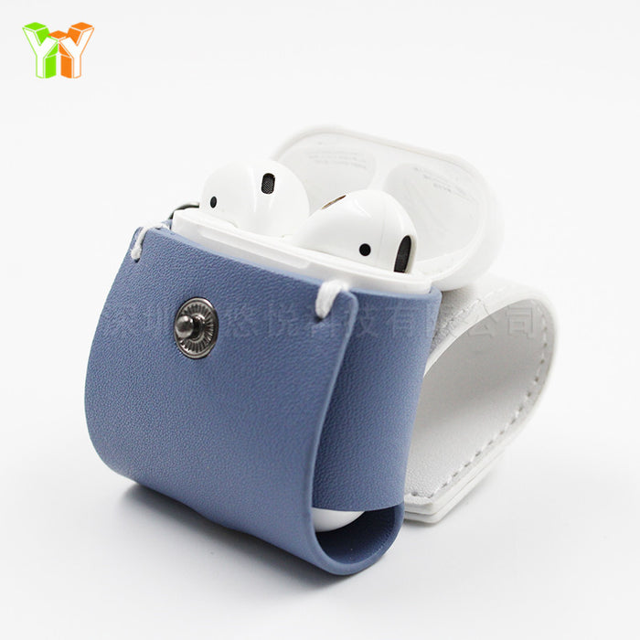 Jewelry WholesaleWholesale airpodsPro leather solid color wireless bluetooth headset case MOQ≥2 JDC-EPC-YouY001 Earphone cases 悠悦 %variant_option1% %variant_option2% %variant_option3%  Factory Price JoyasDeChina Joyas De China