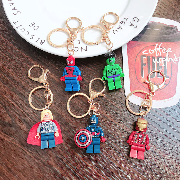 wholesale keychain pvc cute diy handmade bag pendant JDC-KC-ManM032