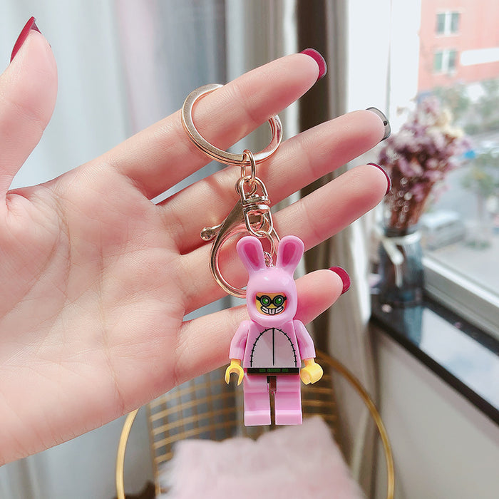 wholesale keychain pvc cute diy handmade bag pendant JDC-KC-ManM032