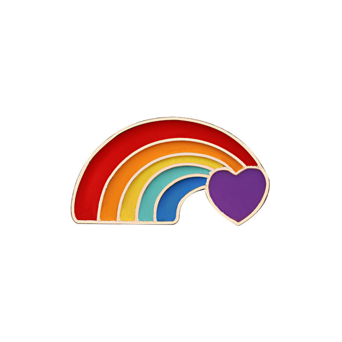 Jewelry WholesaleWholesale LGBT Pride Day Love and Peace Alloy Brooch Badge MOQ≥2 JDC-BC-JiuJ001 Brooches 九江 %variant_option1% %variant_option2% %variant_option3%  Factory Price JoyasDeChina Joyas De China