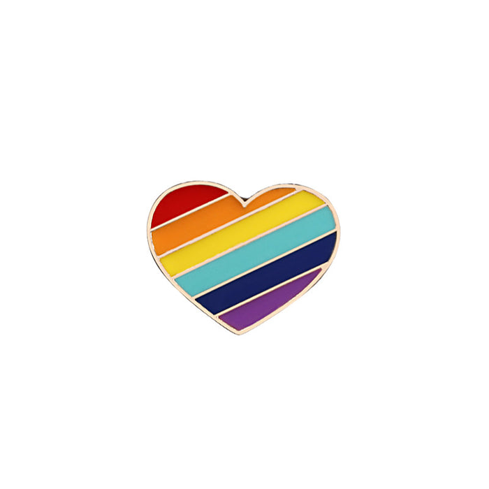 Jewelry WholesaleWholesale LGBT Pride Day Love and Peace Alloy Brooch Badge MOQ≥2 JDC-BC-JiuJ001 Brooches 九江 %variant_option1% %variant_option2% %variant_option3%  Factory Price JoyasDeChina Joyas De China