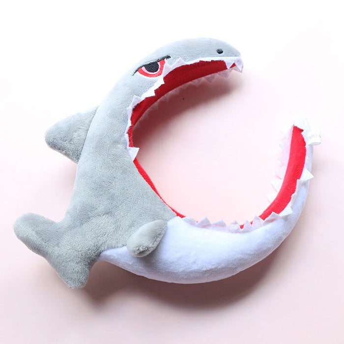 Wholesale two-dimensional funny childish shark headband dinosaur paradise JDC-HD-QiaHan002