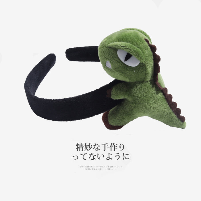 Wholesale two-dimensional funny childish shark headband dinosaur paradise JDC-HD-QiaHan002