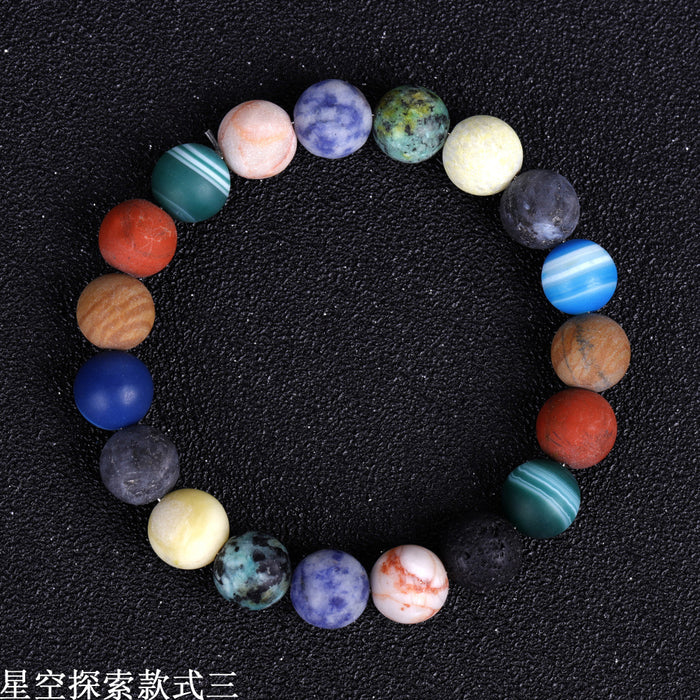 Wholesale accessories universe galaxy starry sky exploration bracelet MOQ≥2 JDC-BT-XIUHAO005