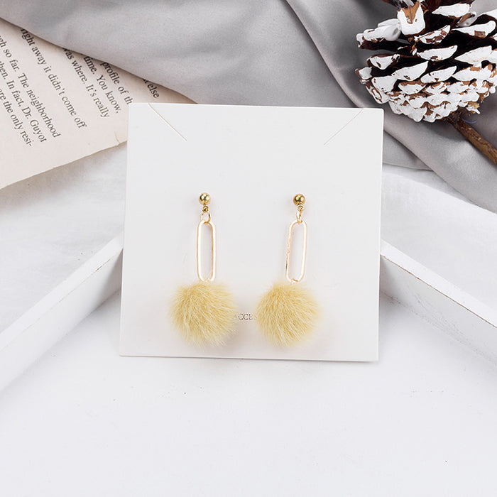 Jewelry WholesaleWholesale 925 Silver Needle Candy Color Cute Hairball Earrings JDC-ES-GSMDD018 Earrings 萌豆豆 %variant_option1% %variant_option2% %variant_option3%  Factory Price JoyasDeChina Joyas De China