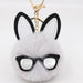 Jewelry WholesaleWholesale long eared rabbit hair ball key chain Plush JDC-KC-Zuge049 Keychains 祖格 %variant_option1% %variant_option2% %variant_option3%  Factory Price JoyasDeChina Joyas De China