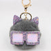 Jewelry WholesaleWholesale Sequin Glasses Frame Imitation Rex Rabbit Hair Alloy Hair Ball Ear Keychain JDC-KC-Zuge028 Keychains 祖格 %variant_option1% %variant_option2% %variant_option3%  Factory Price JoyasDeChina Joyas De China