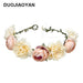 Jewelry WholesaleWholesale Simulation Rose Bride Seaside Holiday Garland Headband MOQ≥3 JDC-HD-Jiaoy002 Headband 娇艳 %variant_option1% %variant_option2% %variant_option3%  Factory Price JoyasDeChina Joyas De China