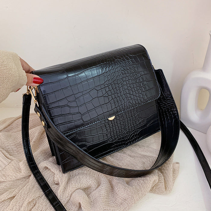 Jewelry WholesaleWholesale broadband stone pattern one shoulder small square cross-body bag JDC-SD-LuoB002 Shoulder Bags 罗宝 %variant_option1% %variant_option2% %variant_option3%  Factory Price JoyasDeChina Joyas De China