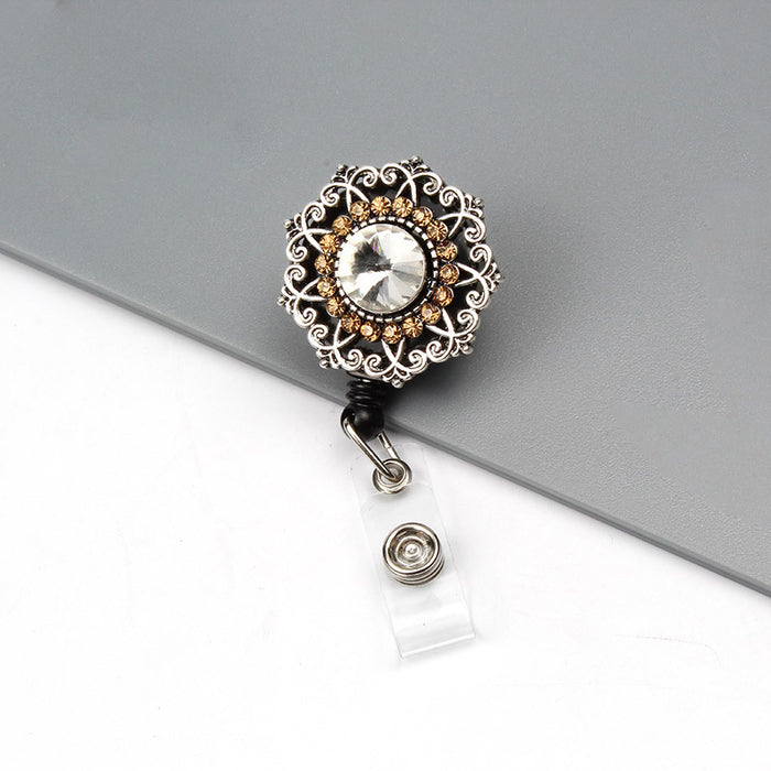 Wholesale Keychains For Backpacks Easy Pull Button Chest Card Door Card Clip Buckle JDC-KC-WHao002