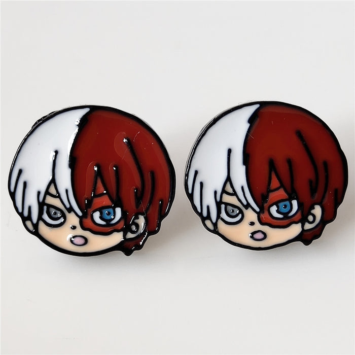 Jewelry WholesaleWholesale Paint Alloy Anime Earrings MOQ≥5 JDC-ES-MKe001 Earrings 萌客 %variant_option1% %variant_option2% %variant_option3%  Factory Price JoyasDeChina Joyas De China