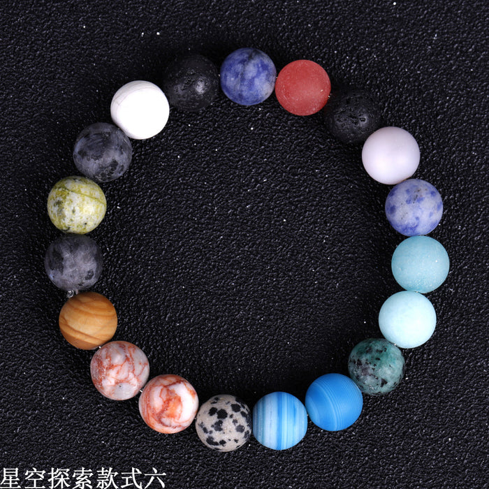 Wholesale accessories universe galaxy starry sky exploration bracelet MOQ≥2 JDC-BT-XIUHAO005