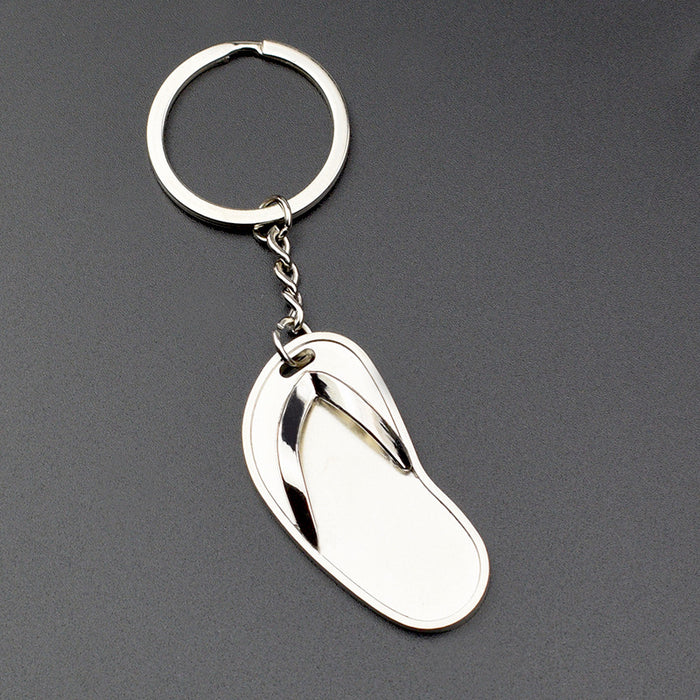 Jewelry WholesaleWholesale Mini Slippers Flip-Flops Metal Keychain JDC-KC-QiXin001 Keychains 琦鑫 %variant_option1% %variant_option2% %variant_option3%  Factory Price JoyasDeChina Joyas De China