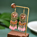 Jewelry WholesaleWholesale Bohemian Acrylic Rice Beads Alloy Earrings JDC-ES-Daiq029 Earrings 黛茜 %variant_option1% %variant_option2% %variant_option3%  Factory Price JoyasDeChina Joyas De China