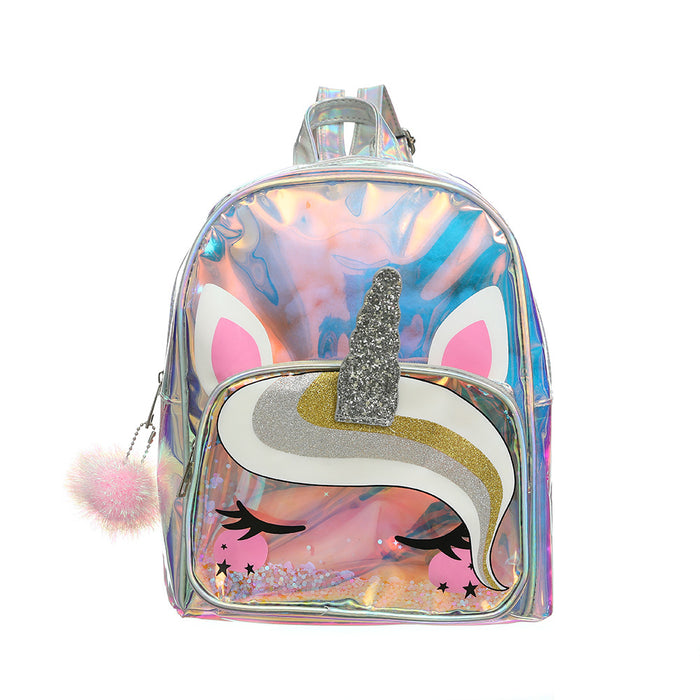 Wholesale Children's Cartoon TPU Laser Backpack MOQ≥3 JDC-BP-SMS002