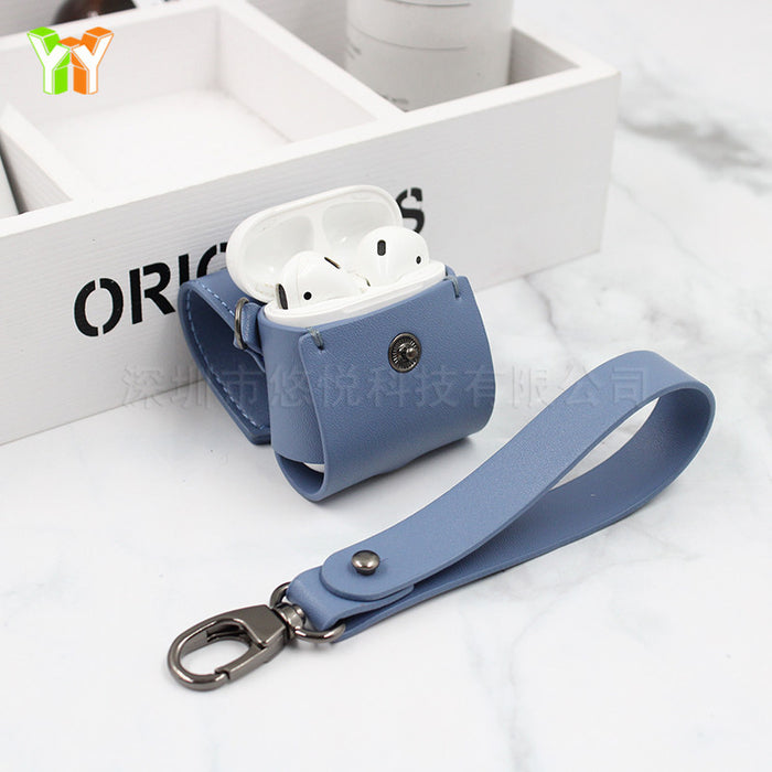 Jewelry WholesaleWholesale airpodsPro leather solid color wireless bluetooth headset case MOQ≥2 JDC-EPC-YouY001 Earphone cases 悠悦 %variant_option1% %variant_option2% %variant_option3%  Factory Price JoyasDeChina Joyas De China