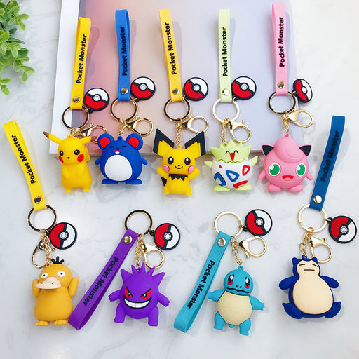 Jewelry WholesaleWholesale cartoon silicone stereo car keychain pendant JDC-KC-LeZ006 Keychains 乐子 %variant_option1% %variant_option2% %variant_option3%  Factory Price JoyasDeChina Joyas De China