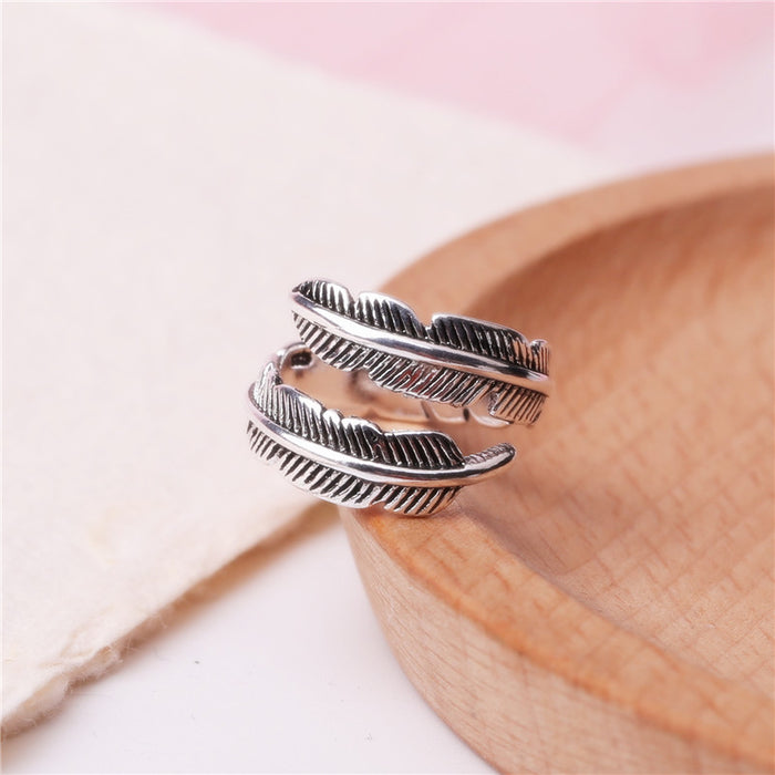 Wholesale Thai Silver Vintage Smiley Ring JDC-RS-CanD003