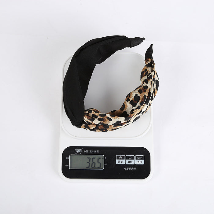 Jewelry WholesaleWholesale Leopard Print Headband Knotted Sexy Hairband JDC-HD-Baxuan007 Headband 芭炫 %variant_option1% %variant_option2% %variant_option3%  Factory Price JoyasDeChina Joyas De China