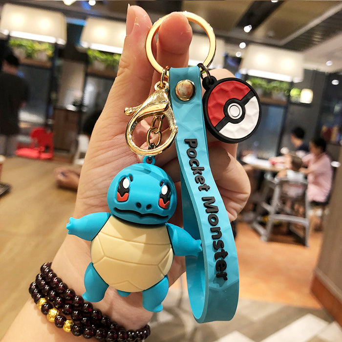 Wholesale cartoon silicone stereo car keychain pendant JDC-KC-LeZ006