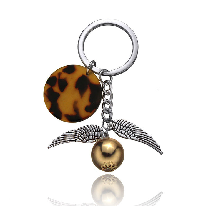 Jewelry WholesaleWholesale Creative Leopard Print Stainless Steel Keychain JDC-KC-YZW001 Keychains 袁占威 %variant_option1% %variant_option2% %variant_option3%  Factory Price JoyasDeChina Joyas De China