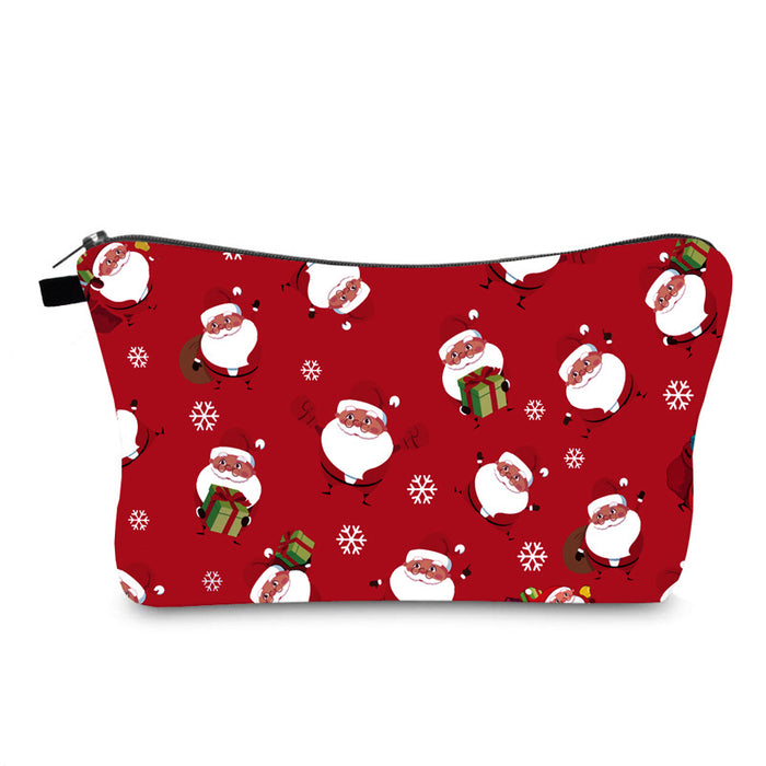 Wholesale Xindian Christmas Series New Cross-border Printing Cosmetic Bag JDC-CB-XinD011