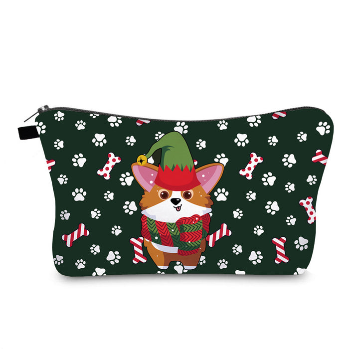 Wholesale Xindian Christmas Series New Cross-border Printing Cosmetic Bag JDC-CB-XinD011