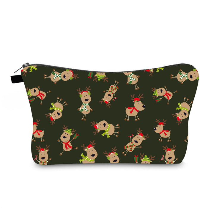 Wholesale Xindian Christmas Series New Cross-border Printing Cosmetic Bag JDC-CB-XinD011