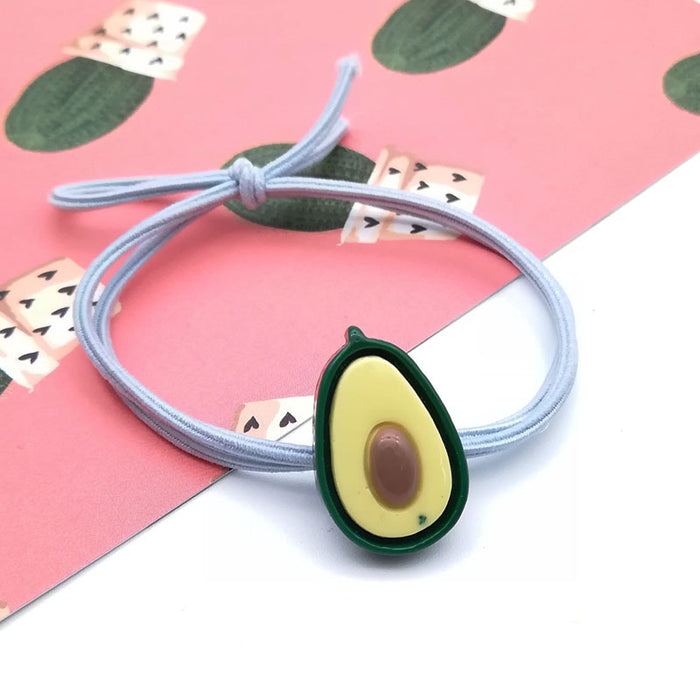 Jewelry WholesaleWholesale Avocado Cloth Rubber Band Hair Rope JDC-HS-ZJia010 Hair Scrunchies 珍佳 %variant_option1% %variant_option2% %variant_option3%  Factory Price JoyasDeChina Joyas De China