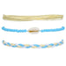 Jewelry WholesaleWholesale Boho Crystal Waterproof Wax Thread Shell Braided Bracelet JDC-BT-Yiye009 Bracelet 益烨 %variant_option1% %variant_option2% %variant_option3%  Factory Price JoyasDeChina Joyas De China