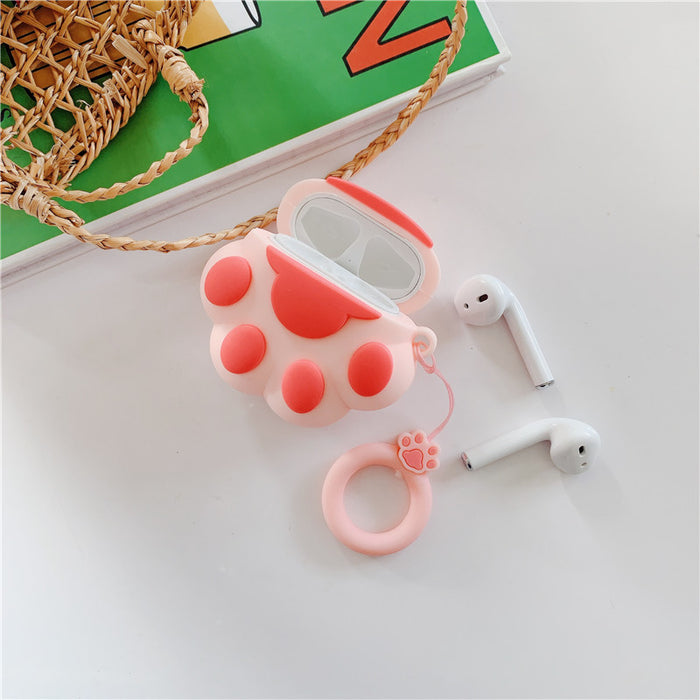 Wholesale Headphone Shell PVC Cute Cat Claw Protective Cover JDC-EPC-YQB002