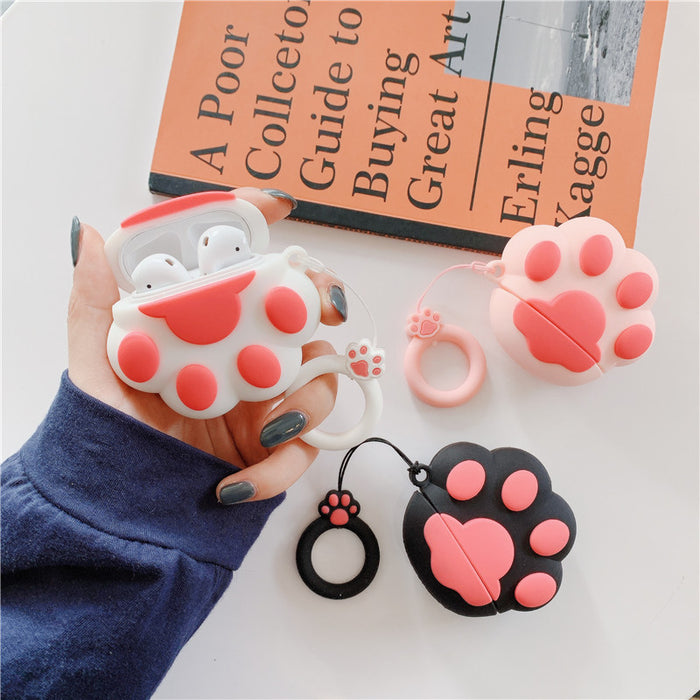 Wholesale Headphone Shell PVC Cute Cat Claw Protective Cover JDC-EPC-YQB002