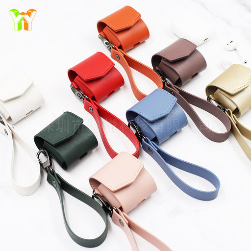 Jewelry WholesaleWholesale airpodsPro leather solid color wireless bluetooth headset case MOQ≥2 JDC-EPC-YouY001 Earphone cases 悠悦 %variant_option1% %variant_option2% %variant_option3%  Factory Price JoyasDeChina Joyas De China