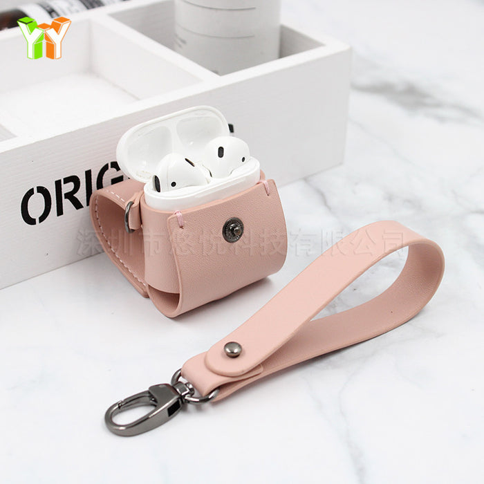 Jewelry WholesaleWholesale airpodsPro leather solid color wireless bluetooth headset case MOQ≥2 JDC-EPC-YouY001 Earphone cases 悠悦 %variant_option1% %variant_option2% %variant_option3%  Factory Price JoyasDeChina Joyas De China