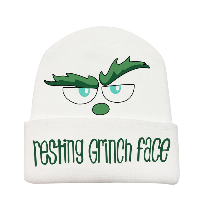 Wholesale Hat Acrylic Christmas Cartoon Winter Warm Knit Hat MOQ≥2 JDC-FH-LaiY001