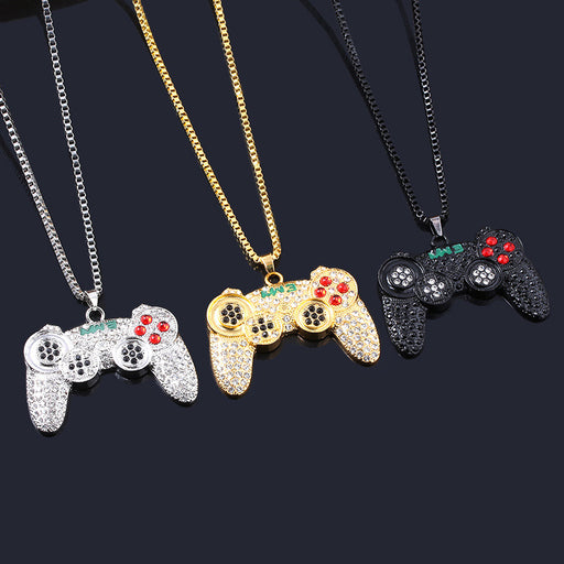 Jewelry WholesaleWholesale Rhinestone Game Console Handle Alloy Necklace JDC-NE-MM005 Necklaces 慕名 %variant_option1% %variant_option2% %variant_option3%  Factory Price JoyasDeChina Joyas De China