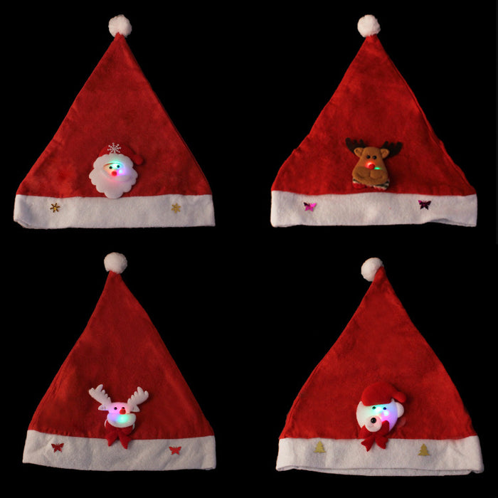 Wholesale Christmas Glowing Headband Antlers Christmas Hat Decoration Toy JDC-FT-QiaQ001