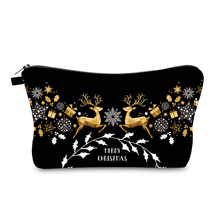 Wholesale Xindian Christmas Series New Cross-border Printing Cosmetic Bag JDC-CB-XinD011