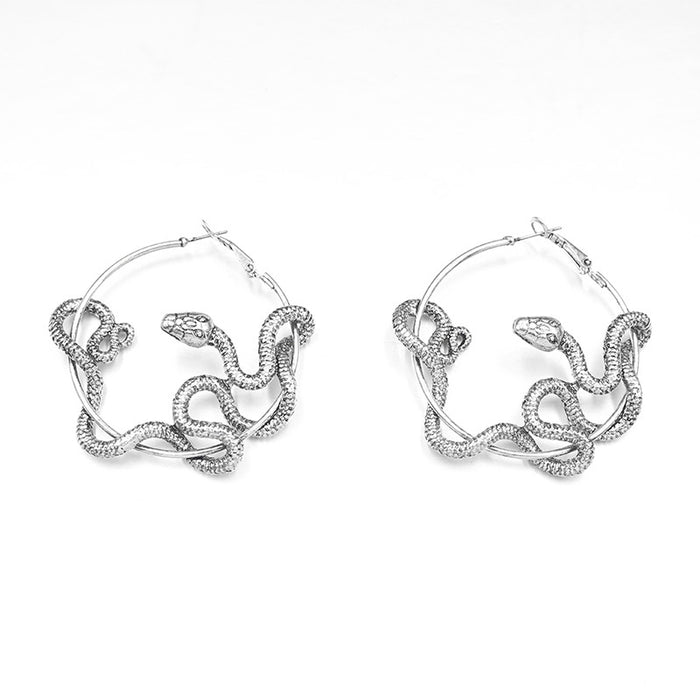 Wholesale Earrings Alloy Creative Snake Earrings JDC-ES-Nina002