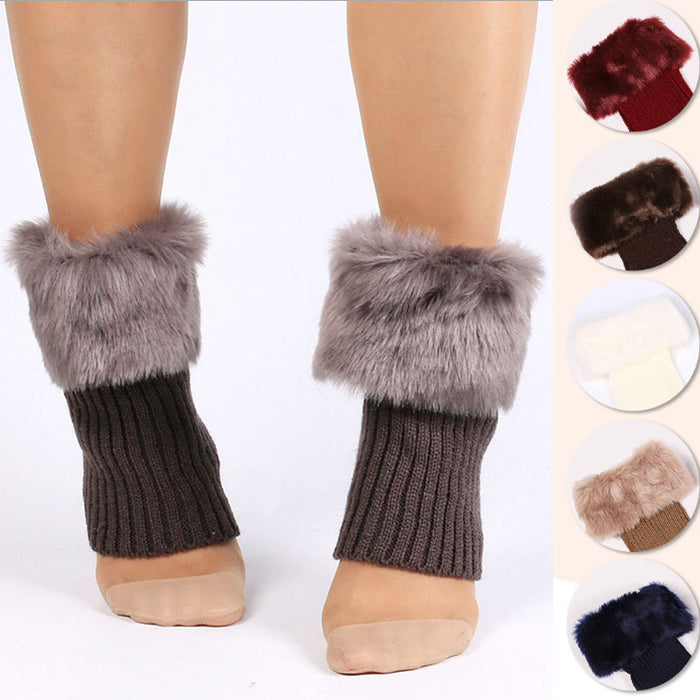 Wholesale Sock Acrylic Cotton Faux Wool Socks Leg Covers MOQ≥5 JDC-SK-XQ026