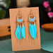 Jewelry WholesaleWholesale tassel feather boho alloy earrings JDC-ES-Daiq035 Earrings 黛茜 %variant_option1% %variant_option2% %variant_option3%  Factory Price JoyasDeChina Joyas De China