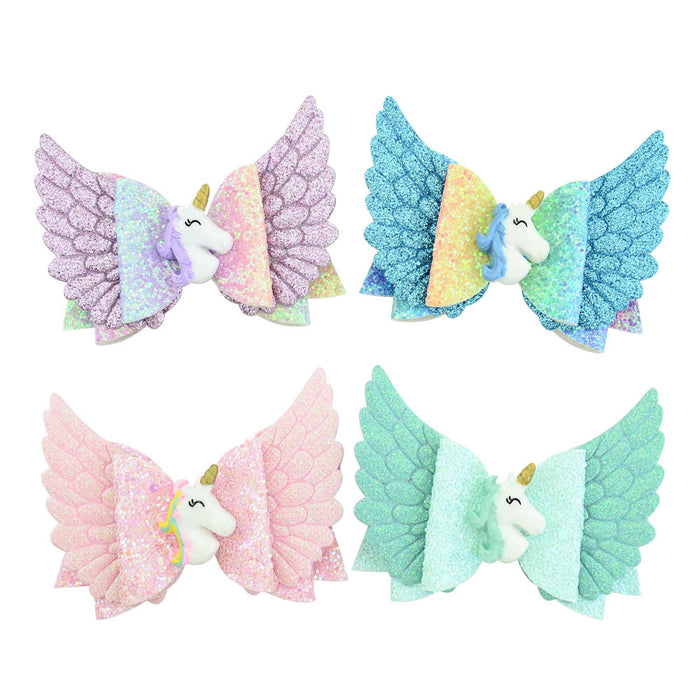 Jewelry WholesaleWholesale Angel Wings Kids Pink HairPin JDC-HC-Xiane005 Hair Clips 仙儿 %variant_option1% %variant_option2% %variant_option3%  Factory Price JoyasDeChina Joyas De China