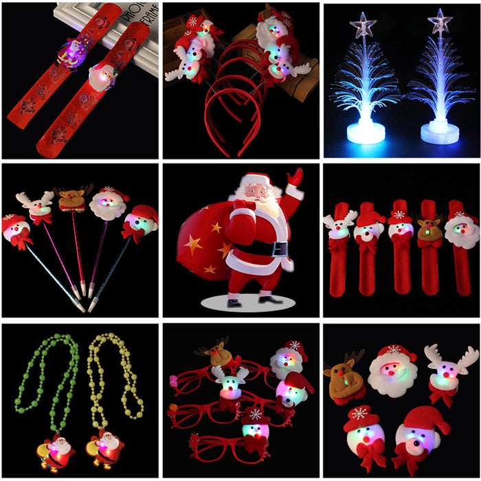 Wholesale Christmas Glowing Headband Antlers Christmas Hat Decoration Toy JDC-FT-QiaQ001