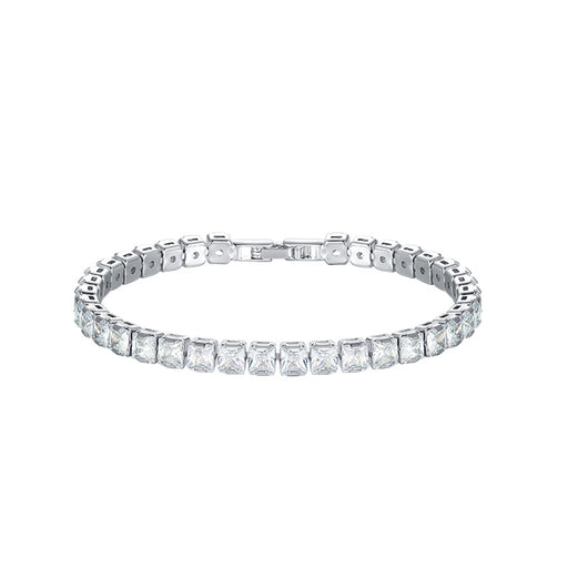 Jewelry WholesaleWholesale Square Zircon Set Zircon Bracelet JDC-BT-TLS007 Bracelet 特蕾萨 %variant_option1% %variant_option2% %variant_option3%  Factory Price JoyasDeChina Joyas De China