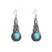 Jewelry WholesaleWholesale turquoise vintage alloy earrings JDC-ES-ManY003 Earrings 满溢 %variant_option1% %variant_option2% %variant_option3%  Factory Price JoyasDeChina Joyas De China